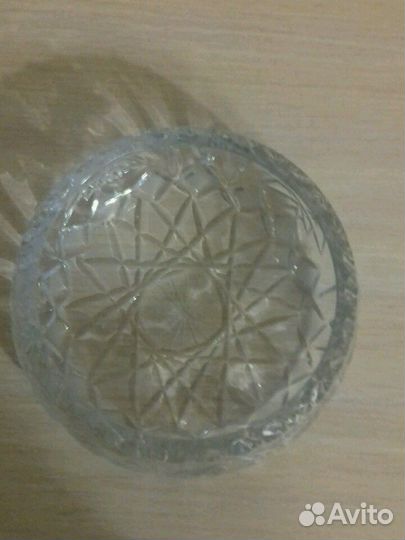 Салатница хрустальная глубокая