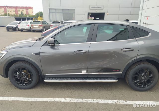 Пороги с накладным листом Renault Arkana 2018