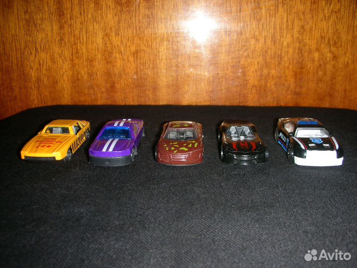 Игрушки машинки из металла, 5 шт