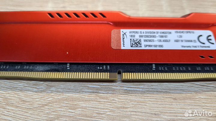 16GB DDR4 fury