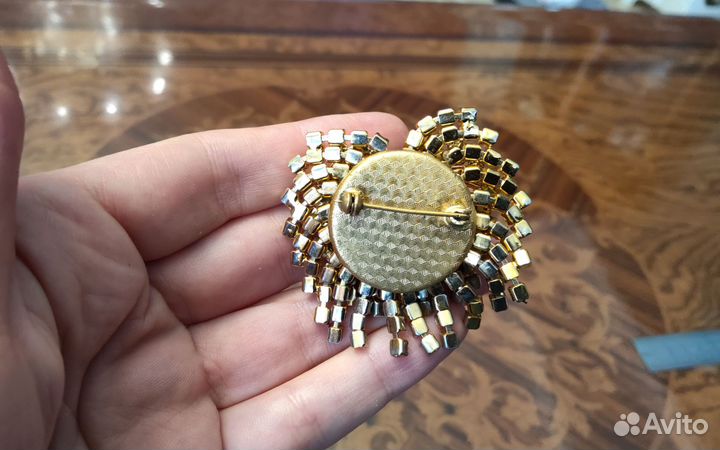 Брошь винтажная Чехия времен СССР