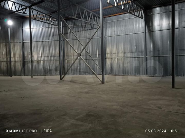 Теплый склад производство, 900 м²