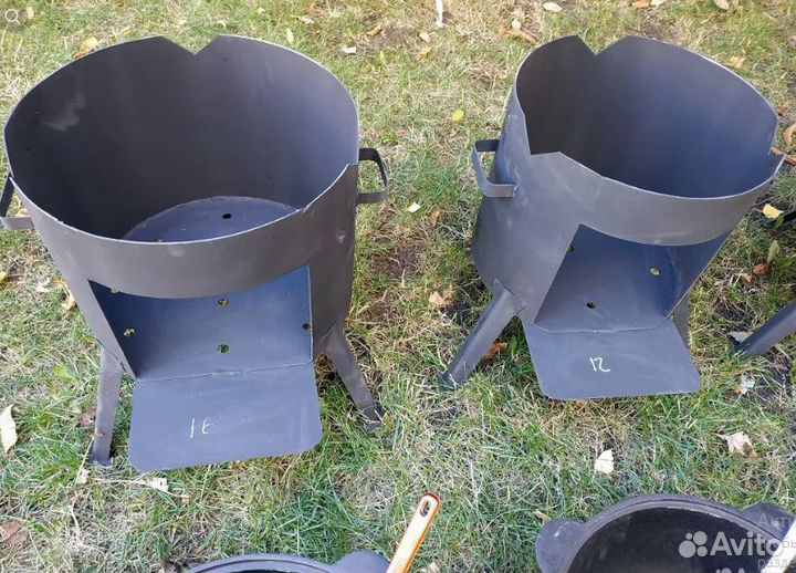 Казан 12л с печью