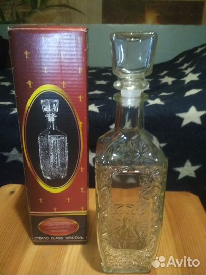Штоф, стаканы, рюмки хрусталь
