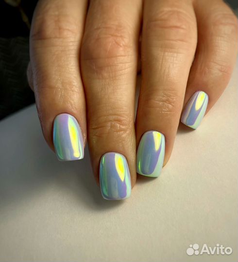 Маникюр, укрепление гелем