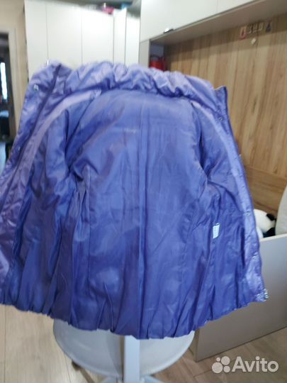 Пуховик зимний на девочку 128 см
