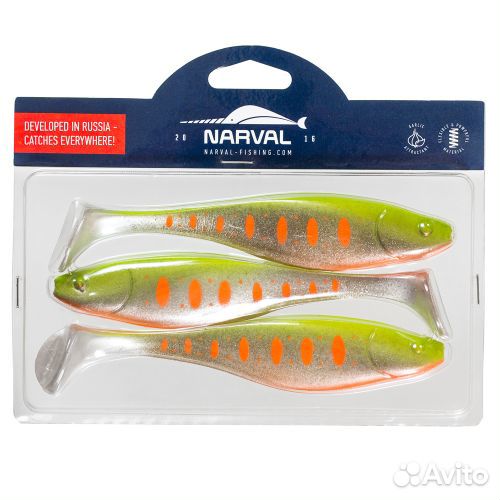 Силиконовая приманка Narval Commander Shad 14cm