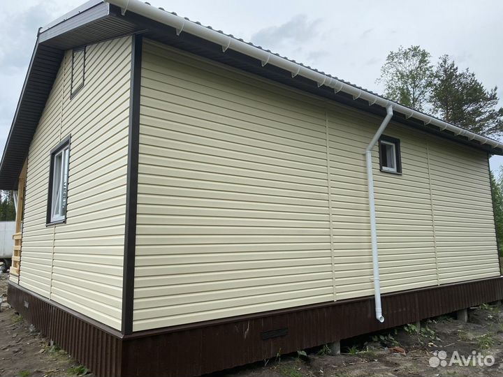 Каркасный дом под ключ 6х8, 6х9