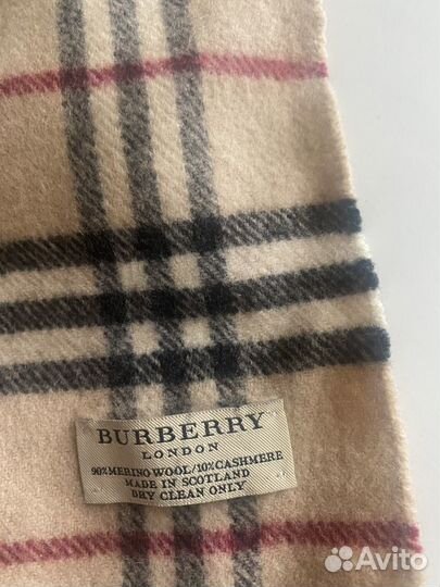 Шарф burberry кашемир