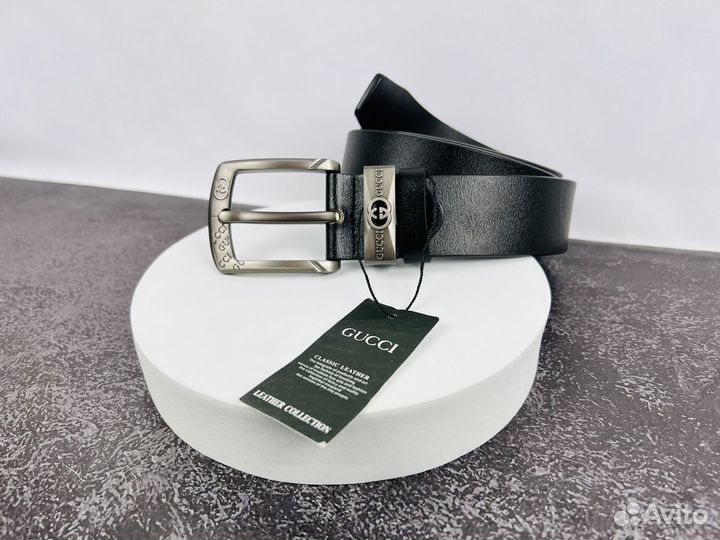 Ремень мужской кожаный Gucci