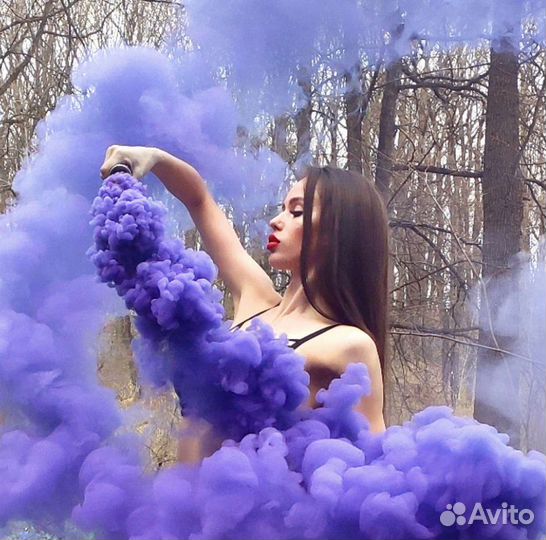 Цветной дым