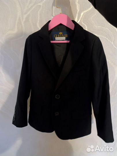 Пиджак школьный для мальчика 128 Gulliver