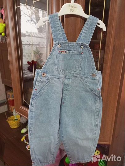 Джинсовый комбинезон