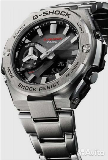 Casio G-Shock GST-B500D-1A с Bluetooth