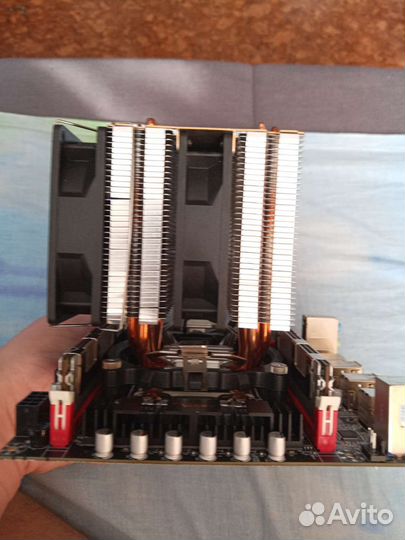 Игровой комплект (мать+проц+64 гига ддр3+кулер)