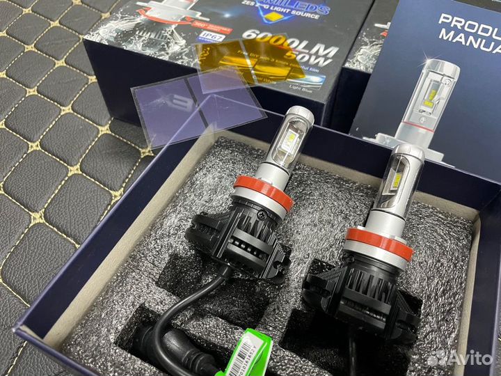 Суперяркие светодиодные лампы Х3 Toyota Kluger V