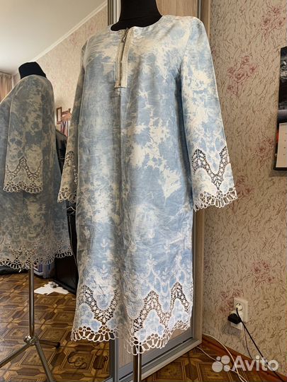 Джинсовое летнее платье