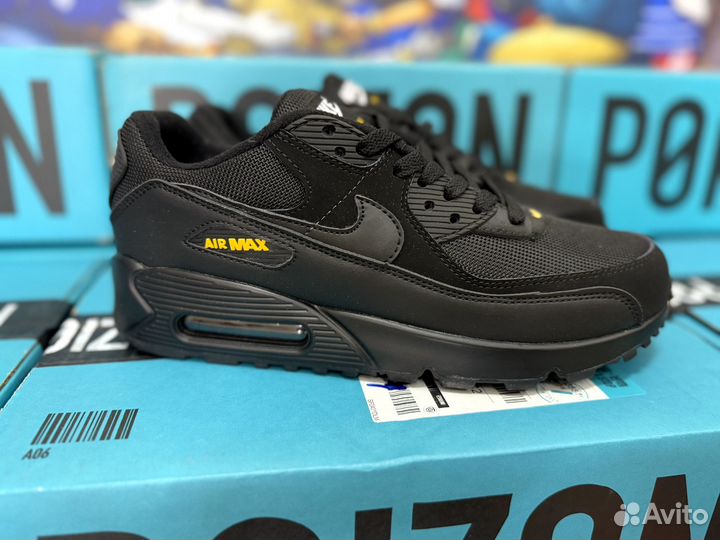 Nike Air Max 90 Black and Yellow