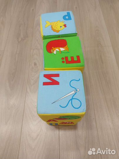 Мягкие кубики большие