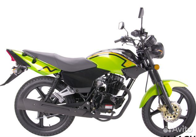 Мотоцикл racer RC150-23 tiger зеленый