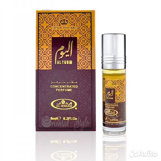 Унисекс Масляные духи Al Rehab 6ml alyoum