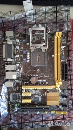 Материнская плата asus H81M-C, LGA 1550