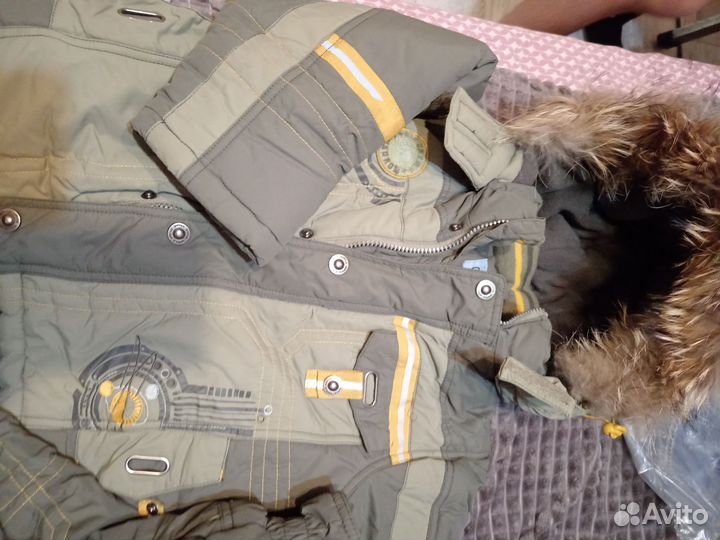 Пуховик детский зимний для мальчика