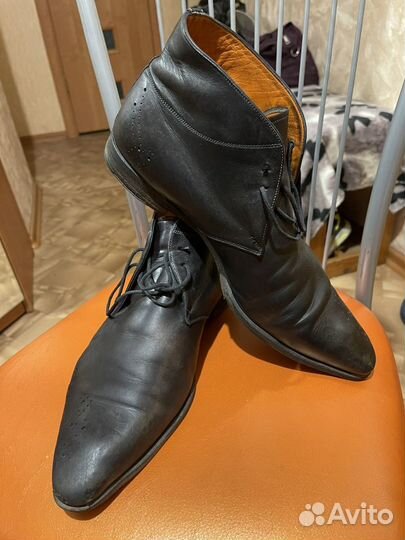 Ботинки мужские Santoni Italy размер 42 - 8