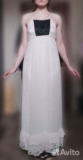 Сарафан длинный кружевной