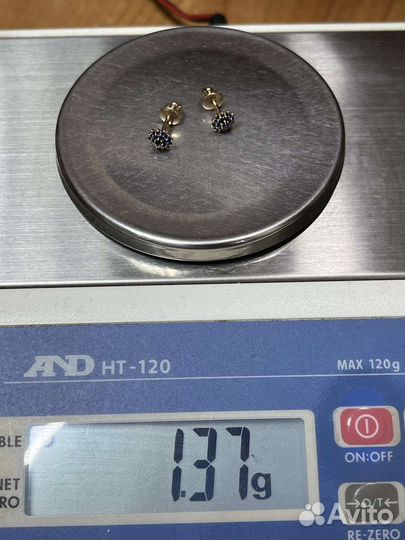 Золотые серьги