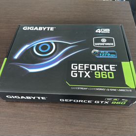 Видеокарта ge force gtx 960 4 gb