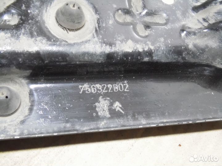 Панель планка нижняя передняя Пежо 301