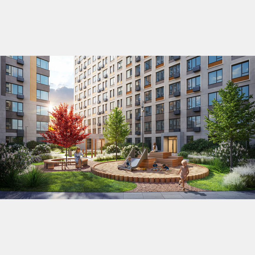 2-к. квартира, 53,8 м², 12/15 эт.