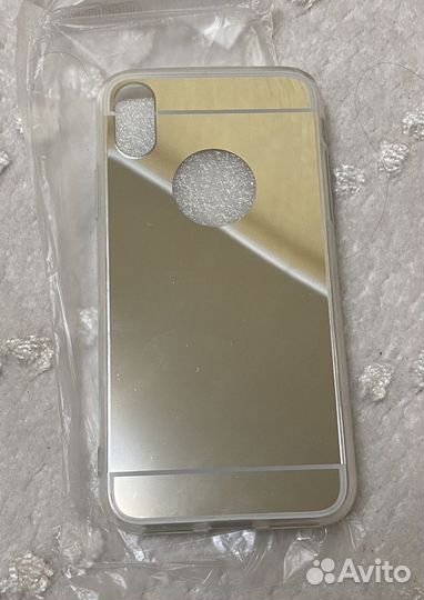 Акриловый зеркальный чехол iPhone X