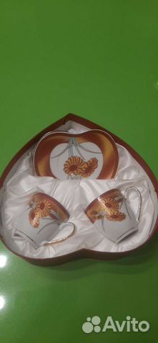 Сервиз кофейный к дню влюбленных