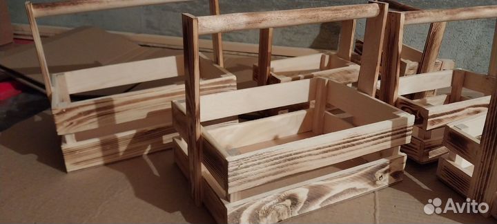 Ящик деревянный подарочный