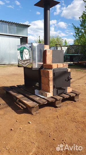 Печь для бани на 3 помещения