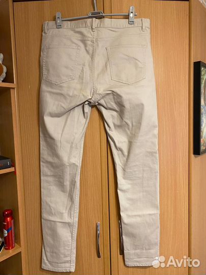 Джинсы/Брюки мужские бежевые H&M (hm)