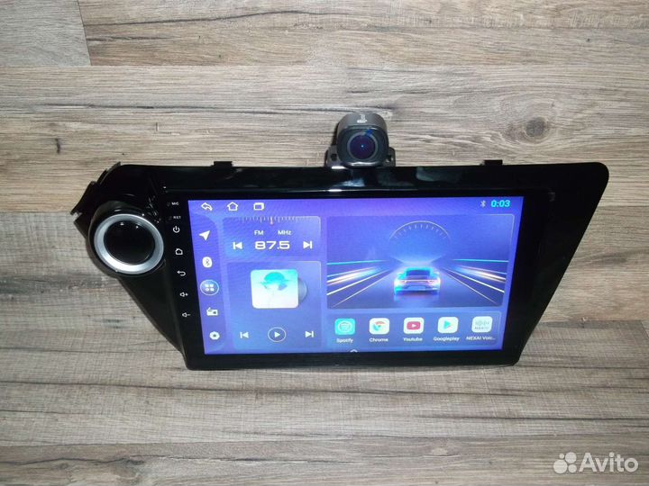 Магнитола 2DIN Kia Rio 3 Android с камерой