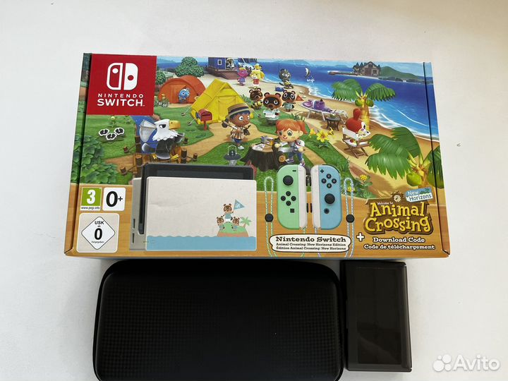 Nintendo switch rev 2 Animal crossing edition