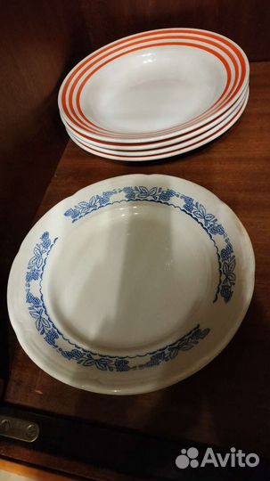 Посуда, тарелки времён СССР