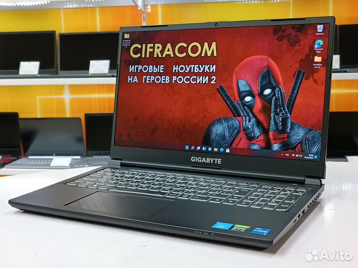 Ноутбук Gigabyte 15.6 144Hz i5 12500H 16gb RTX3050