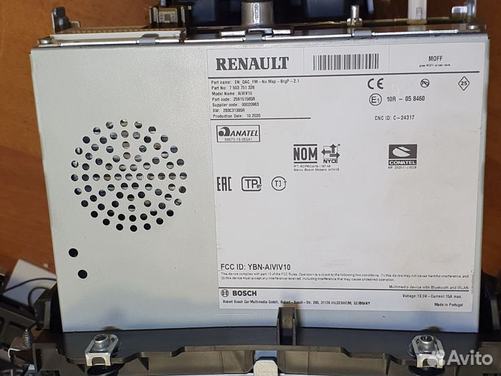 Магнитола Renault Easy link kaptur