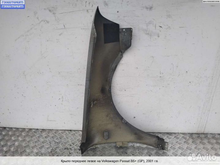 Крыло перед/лево Volkswagen Passat B5+ (3B, GP), 2001 2.0 Бензин