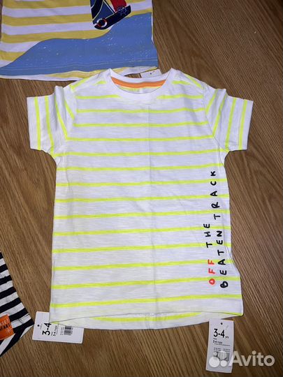 Футболки новые рр 104 mothercare