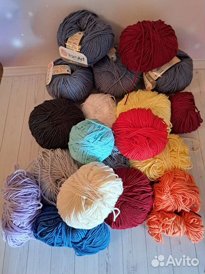 Остатки пряжи YarnArt Jeans