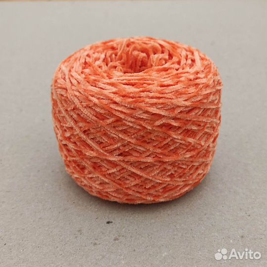 Велюровая пряжа. Микровелюр бобинный. Тонкий велюр