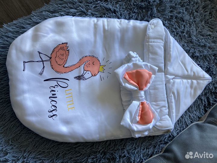 Конверт на выписку летний для девочки