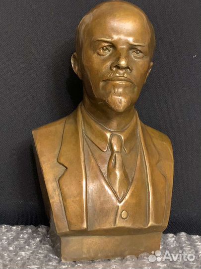 В.И.Ленин. бюст.латунь