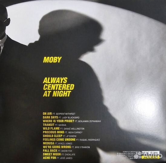 Moby - Always Centered AT Night Black Vinyl (AC